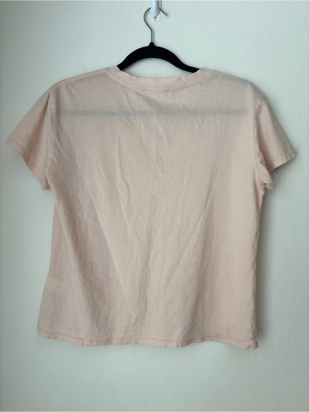 PerfectWhiteTee Harley Tee in Peaches and Cream T68 Size XS Casual Boxy Cotton - Picture 4 of 10
